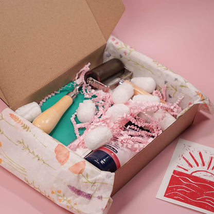 Cutie DIY Linogravurǎ