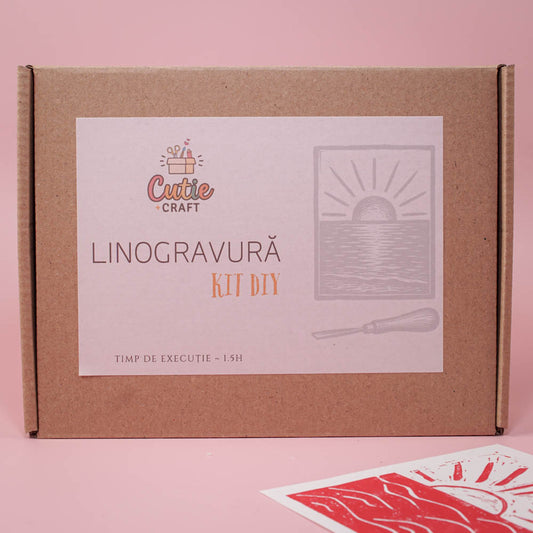 Cutie DIY Linogravurǎ